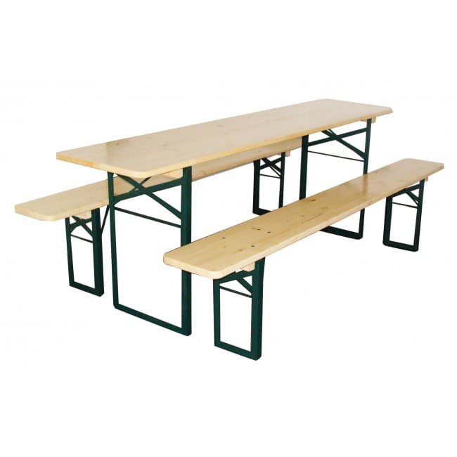Tafel met banken